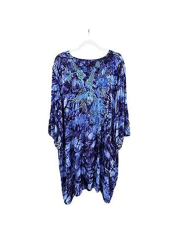 Johnny Was Azure Velvet Relaxed Dress Casual Dress (view 2)