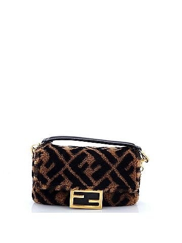 Fendi Baguette NM Bag Zucca Shearling Mini (view 1)