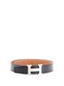 Hermès 100% Leather Black Constance Reversible Belt Leather Medium One size - photo 1