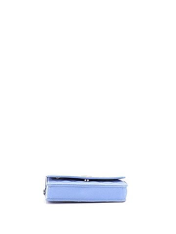 Chanel Textured CC Wallet on Chain Quilted Caviar (view 2)