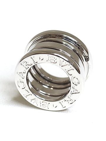 Bvlgari Bvlgari B.zero1 pendant top, 18K white gold, W15.0 x H9.0 D2.6mm, 750 gold polished. (view 1)