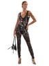 Akira Floral Black Jumpsuit Size XL - photo 1