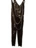 Akira Floral Black Jumpsuit Size XL - photo 4