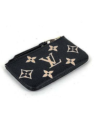 Louis Vuitton Louis Vuitton Pochette Clé Wallet/Coin Case/Card Accessory/Key Case, Bicolor Monogram Empreinte, Noir (Black) &amp; Beige, M80885, Women's (view 2)