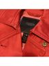 Coach 100% Acetate Color Block Orange Trenchcoat Size XS - photo 3