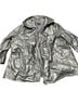 Roaman's 100% Faux Leather Damask Gray Leather Jacket Size 32 - photo 1