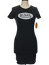 Von Dutch Solid Black White Active Dress Size L - photo 2