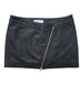 FRAME 100% Lambskin Black Leather Skirt Size S - photo 3