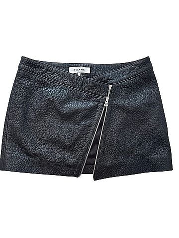 FRAME Leather Skirt (view 2)