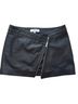 FRAME 100% Lambskin Black Leather Skirt Size S - photo 2