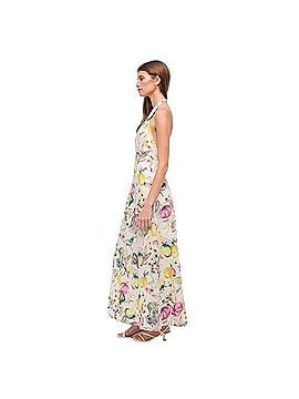 Abercrombie & Fitch Premium Linen High Neck Maxi Dress Casual Dress (view 2)