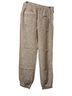 Gold Hawk 100% Silk Print Tan Ivory Silk Pants Size M - photo 2