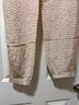 Gold Hawk 100% Silk Print Tan Ivory Silk Pants Size M - photo 4