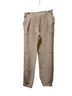 Gold Hawk 100% Silk Print Tan Ivory Silk Pants Size M - photo 1