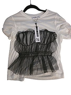 Noisy May Corsage Top Short Sleeve Top (view 2)