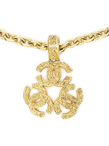 Chanel Triple CC Pendant Necklace (view 2)