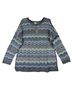 J.Jill Print Multi Color Pullover Sweater Size 1X - photo 1