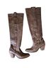 FRYE 100% Leather Solid Brown Boots Size 8 - photo 1