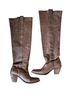 FRYE 100% Leather Solid Brown Boots Size 8 - photo 2