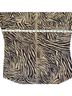 Michael Kors 100% Polyester Animal Print Multi Color Brown Black Button-Down Shirt Size L - photo 4