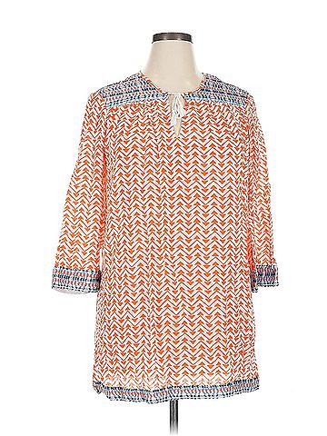 J. McLaughlin J. Mc Laughlin 3/4 Sleeve Blouse (view 1)