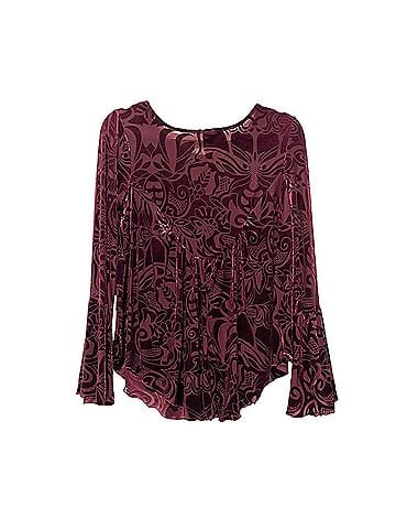 Ultra Pink Long Sleeve Blouse (view 2)