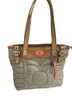 Fossil Floral Multi Color Tan Leather Tote One size - photo 5