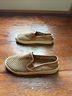 Tory Burch 100% Suede Checkered-gingham Graphic Tan Flats Size 6 - photo 5