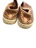 Tory Burch 100% Suede Checkered-gingham Graphic Tan Flats Size 6 - photo 2