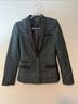 Elizabeth and James 100% Polyester 63% Viscose 5% Cotton 3% Elastane Floral Green Black Blazer Size 0 - photo 3