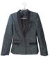 Elizabeth and James 100% Polyester 63% Viscose 5% Cotton 3% Elastane Floral Green Black Blazer Size 0 - photo 1