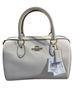 Coach 100% Leather White Leather Satchel One size - photo 1
