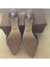 Coach 100% Leather Black Brown Heels Size 7 - photo 6