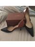 Coach 100% Leather Black Brown Heels Size 7 - photo 5