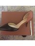 Coach 100% Leather Black Brown Heels Size 7 - photo 4