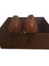 Coach 100% Leather Black Brown Heels Size 7 - photo 2