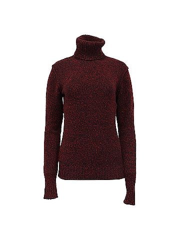 Burberry Burberry Brit Turtleneck Sweater in Red Wool (view 1)