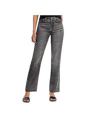 Rag & Bone Liquid Alex High Rise Straight Jeans (view 1)