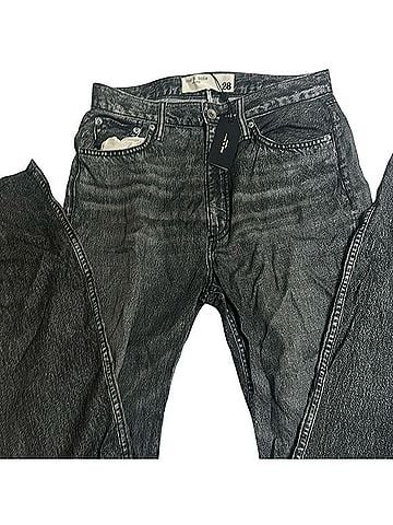 Rag & Bone Liquid Alex High Rise Straight Jeans (view 2)