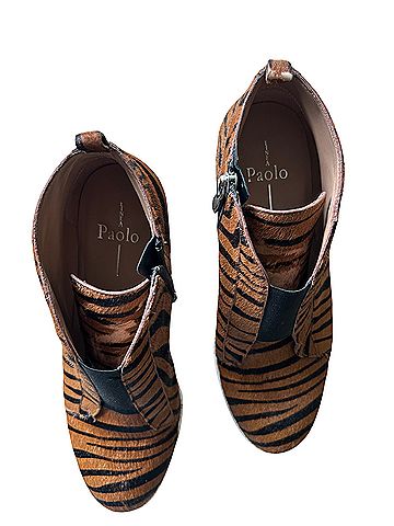 Linea Paolo wedged animal print sneaker Ankle Boots (view 2)