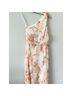 Express One-Shoulder Floral Pleated Maxi Dress Cocktail Dress - photo 4