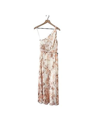 Express One-Shoulder Floral Pleated Maxi Dress Cocktail Dress (view 1)
