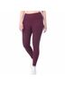 Lukka Lux Solid Stripes Purple Leggings Size 2X - photo 3
