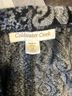 Coldwater Creek Floral Checkered-gingham Black Gray Casual Skirt Size M - photo 3