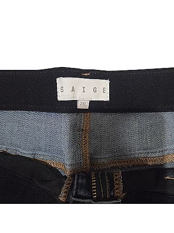 Sage Denim Shorts (view 2)
