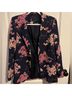 Cynthia Rowley 100% Rayon 100% Polyester Floral Blue Pink Blazer Size S - photo 3