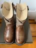 Ariat 100% Leather Aztec Or Tribal Print Brown Multi Color Boots Size 10 - photo 6