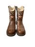 Ariat 100% Leather Aztec Or Tribal Print Brown Multi Color Boots Size 10 - photo 1