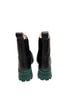 Coach 100% Leather Black Green Boots Size 6 1/2 - photo 2
