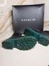 Coach 100% Leather Black Green Boots Size 6 1/2 - photo 5